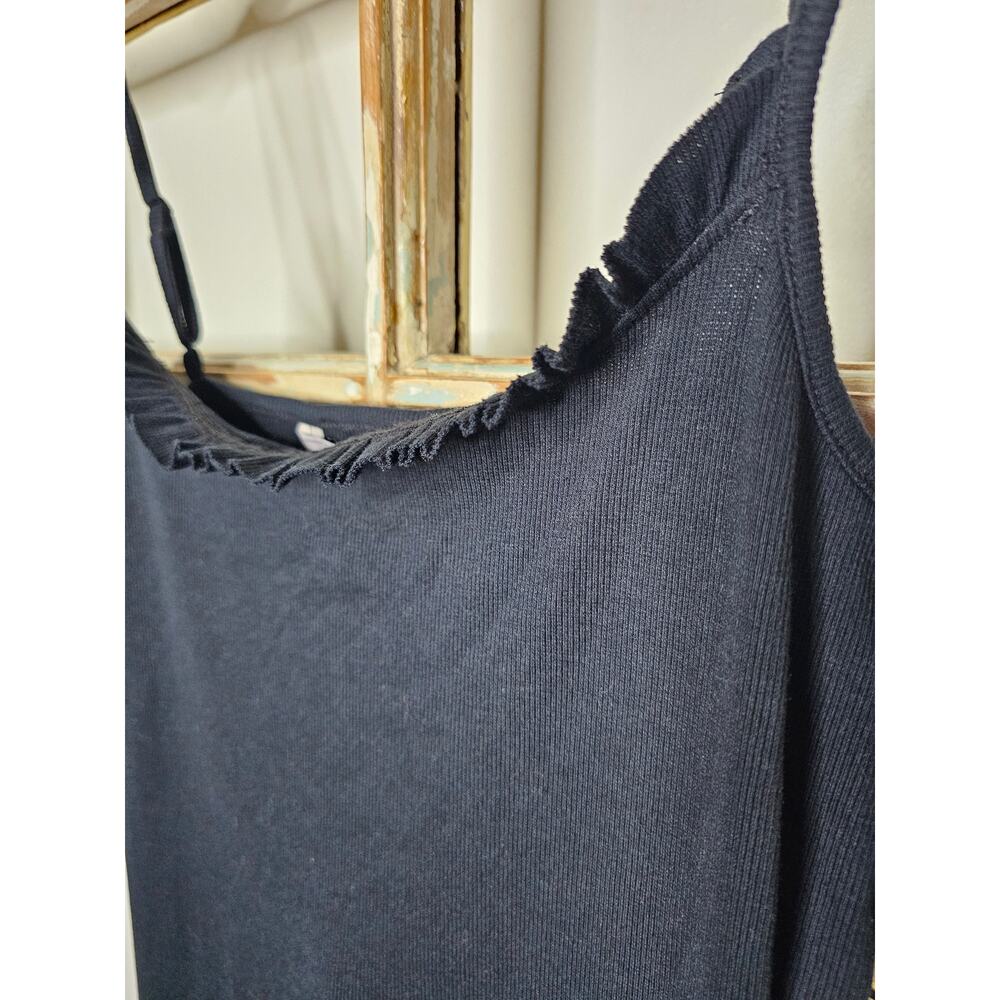 Bcbgeneration Black Ribbed Spaghetti Strap Mini D… - image 7